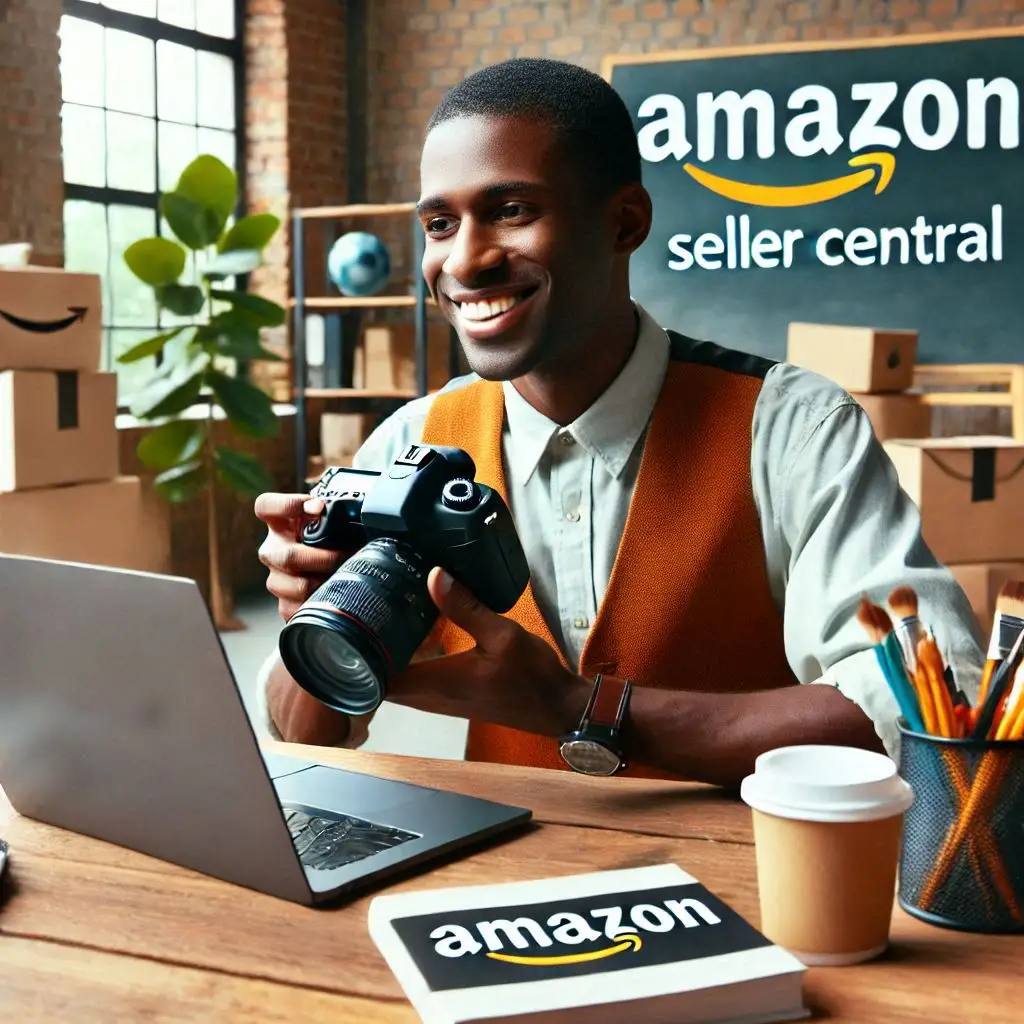 amazon seller center ve amazon seo ile ilgilenen bir ajans çalışanı