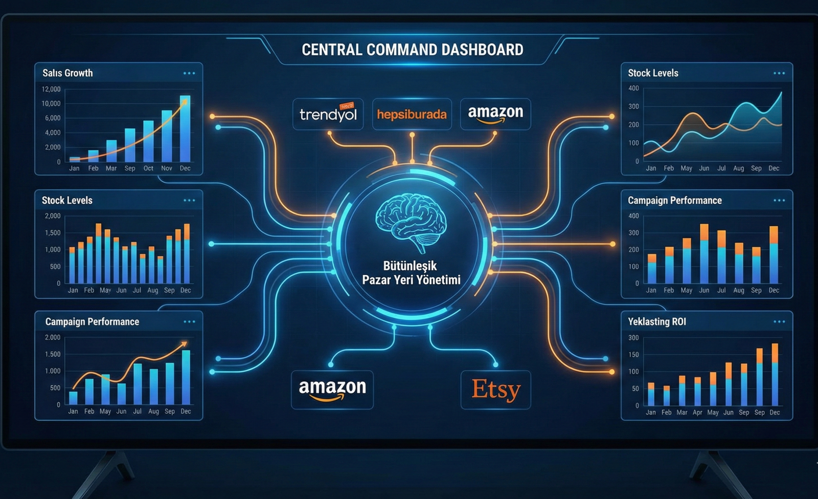 Bütünleşik Pazar Yeri Yönetimi Ve Stratejik Mağaza Büyütme 6 Ycf Digital Pazar Yeri Yönetimi